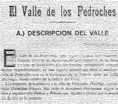 El Valle de los Pedroches