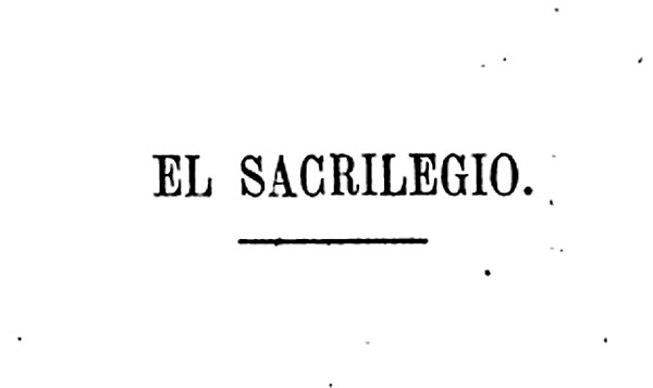 El robo de 1857 en el convento concepcionista de Pedroche